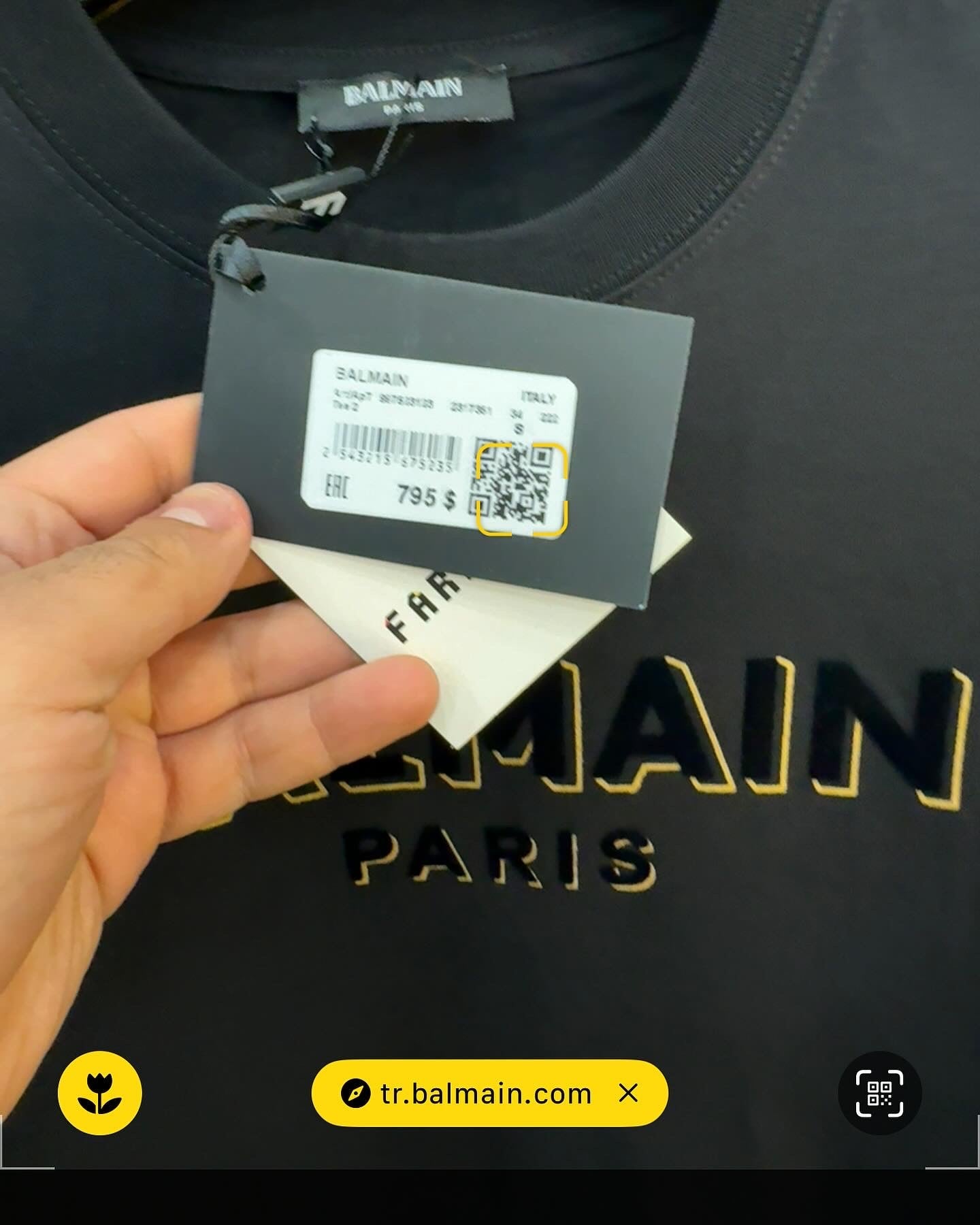 BALMAIN PARIS - T-SHIRT