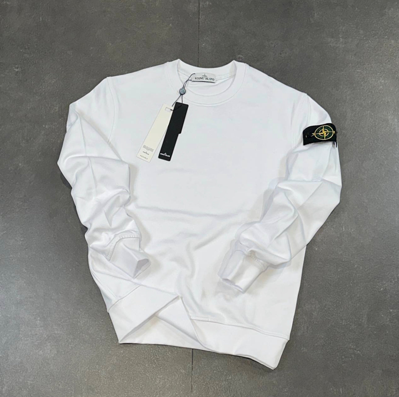 Stone Island Φουτερ Λευκο 2025
