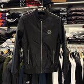 PHILIPP PLEIN- ΔΕΡΜΑΤΙΝΟ ΜΠΟΥΦΑΝ
