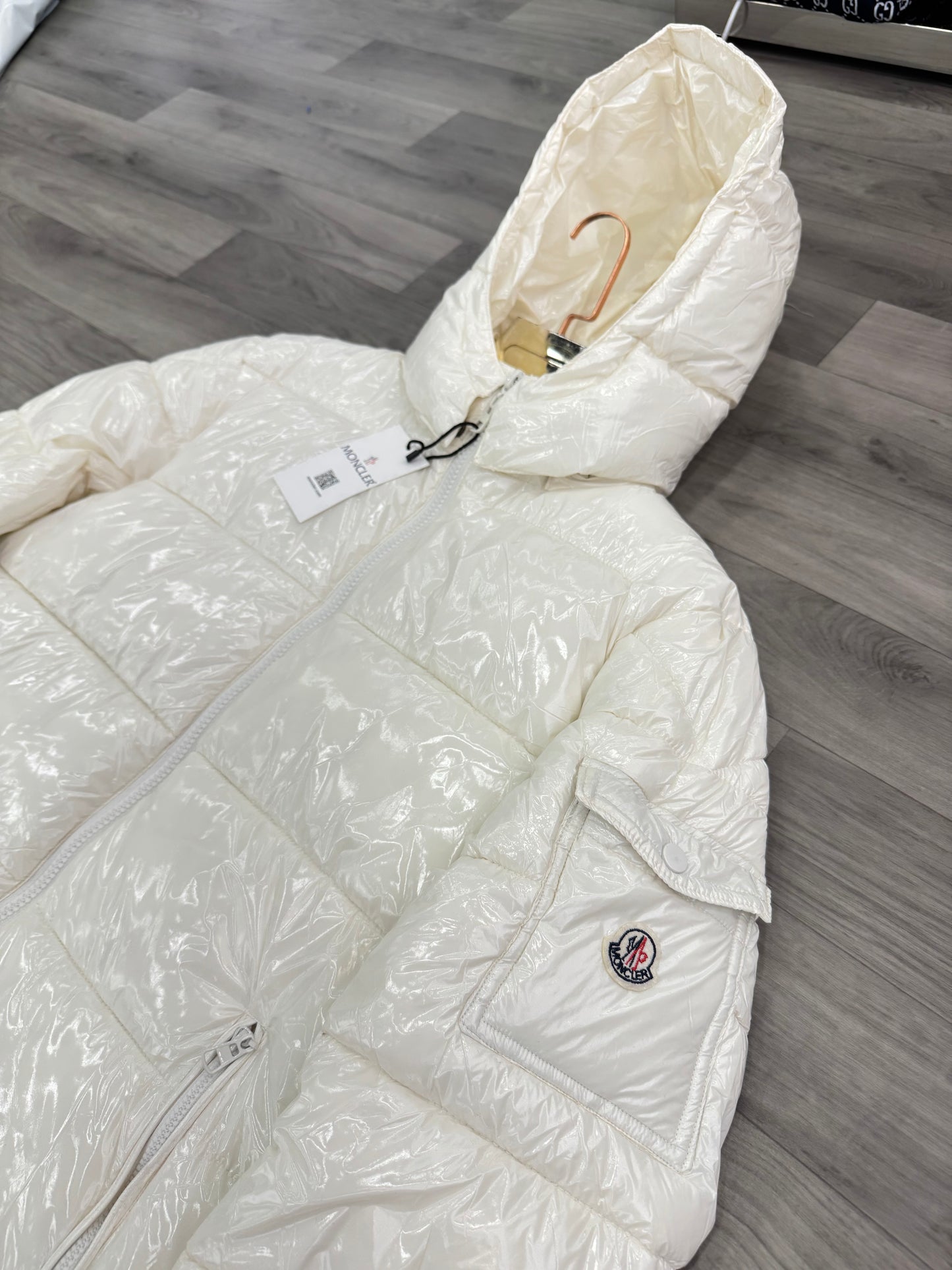 MONCLER MAYA WHITE - ΜΠΟΥΦΑΝ