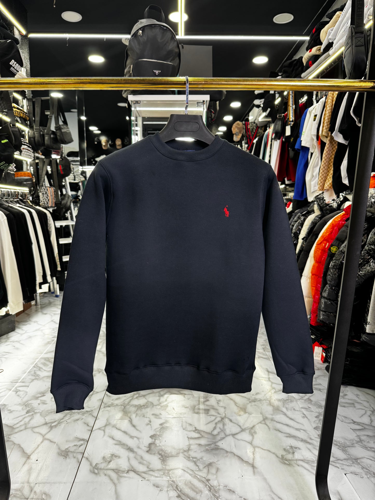 POLO ΦΟΥΤΕΡ ΜΠΛΕ ΣΚΟΥΡΟ SALE