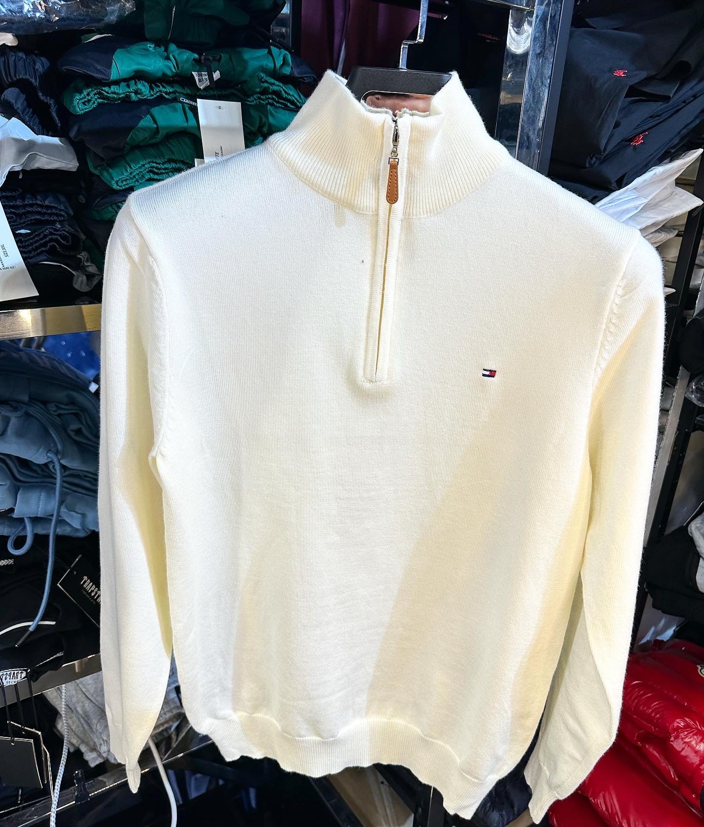 Tommy Hilfiger Λευκο Ζιβανγκο Φερμουαρ SALE