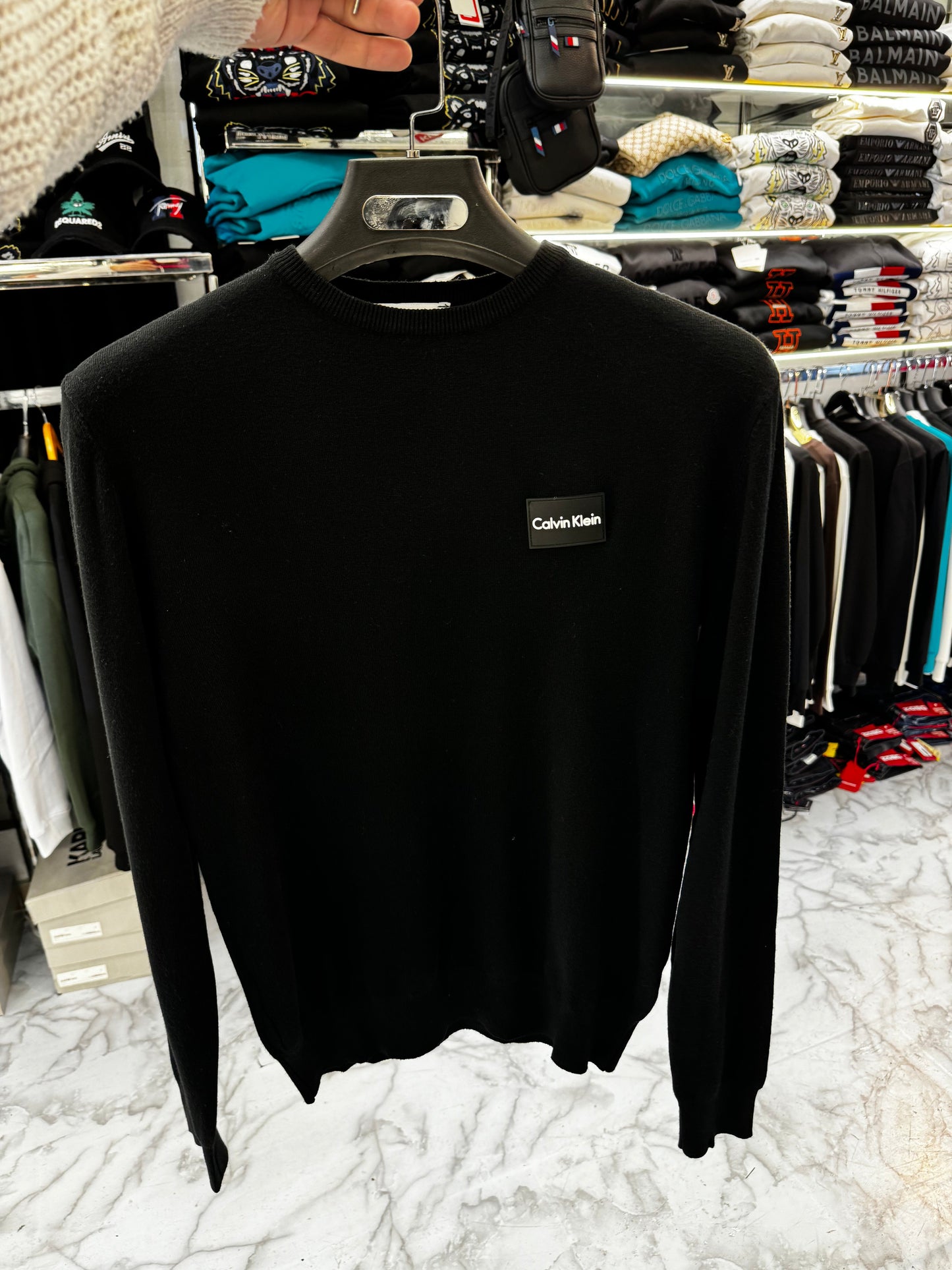 CALVIN KLEIN - ΠΛΕΚΤΟ ΛΑΙΜΟΚΟΨΗ