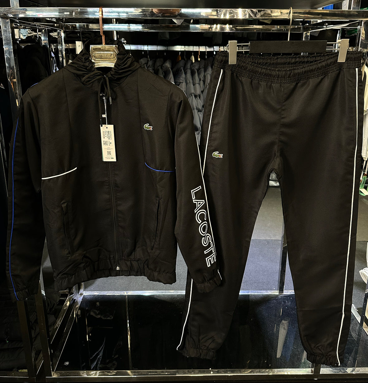 LACOSTE - ΜΑΥΡΟ B10 ΣΕΤ ΦΟΡΜΕΣ