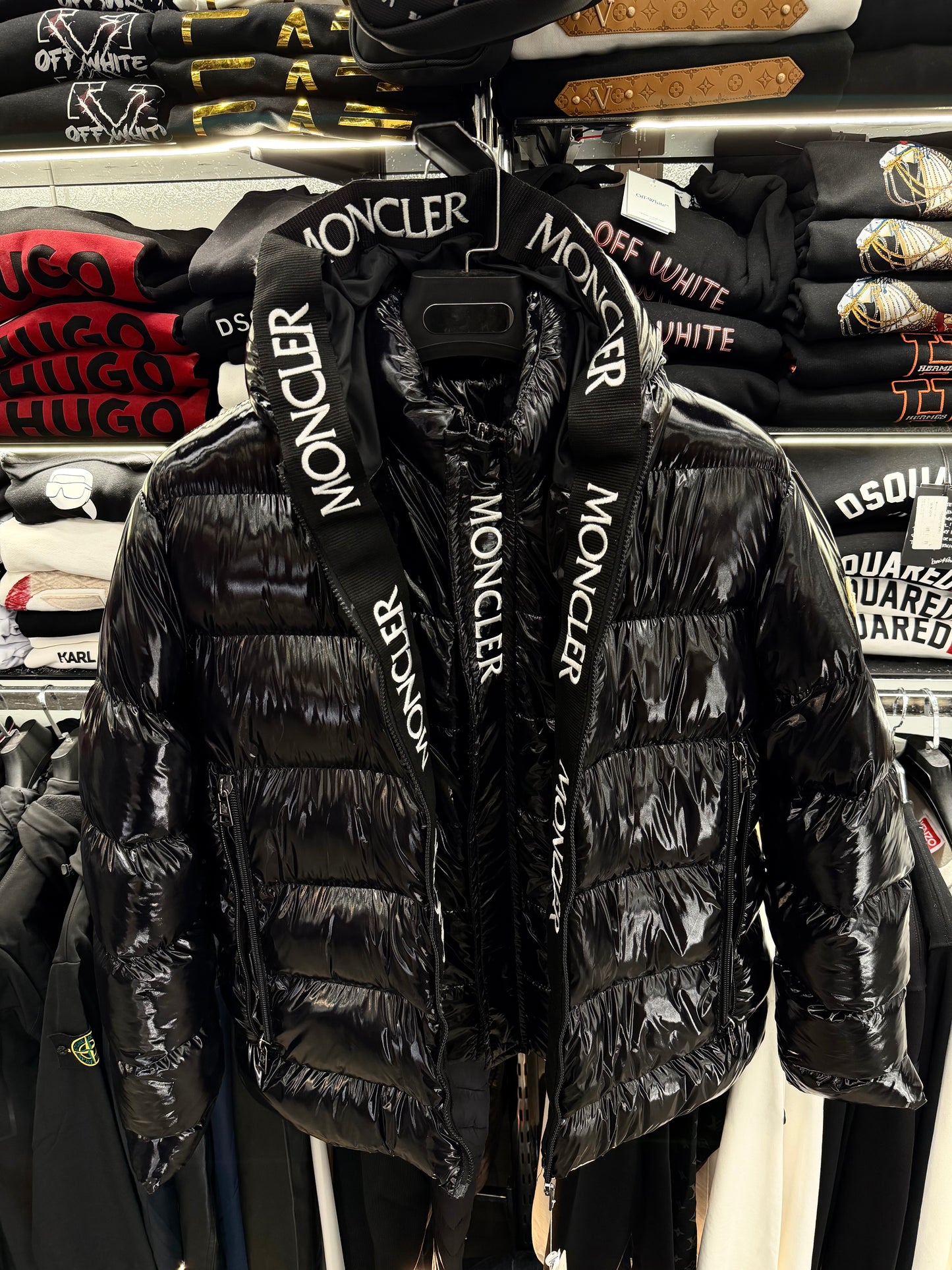 MONCLER - ΜΠΟΥΦΑΝ ΓΥΑΛΙΣΤΕΡΟ