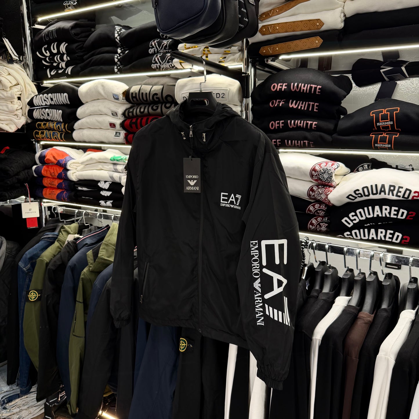 EMPORIO ARMANI EA7 - ΑΝΤΙΑΝΕΜΙΚΟ ΜΠΟΥΦΑΝ