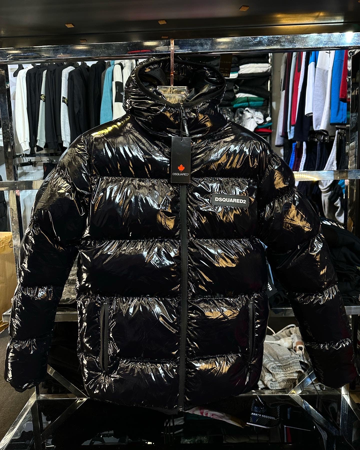 Dsquared 2 Γυαλιστερό Μπουφάν