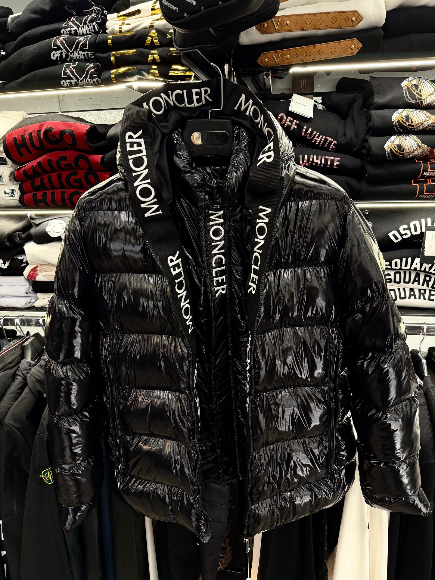 MONCLER - ΜΠΟΥΦΑΝ ΓΥΑΛΙΣΤΕΡΟ