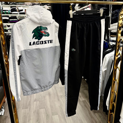 LACOSTE - ΜΑΥΡΟ ΓΚΡΙ ΣΕΤ ΦΟΡΜΕΣ