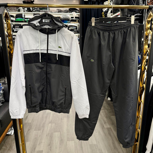 LACOSTE - ΓΚΡΙ ΜΑΥΡΟ ΣΕΤ ΦΟΡΜΕΣ