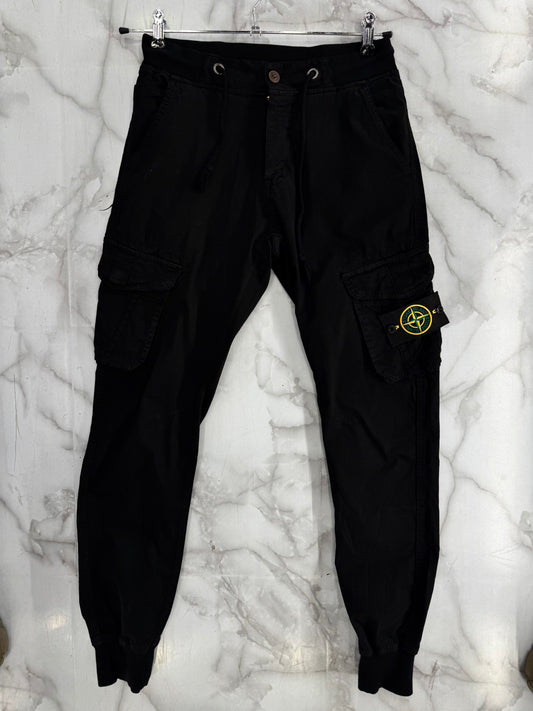 Stone Island Cargo Παντελόνι Μαύρο 2025