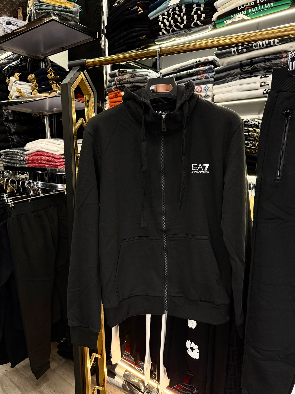 EMPORIO ARMANI EA7 ΜΑΥΡΗ ΖΑΚΕΤΑ