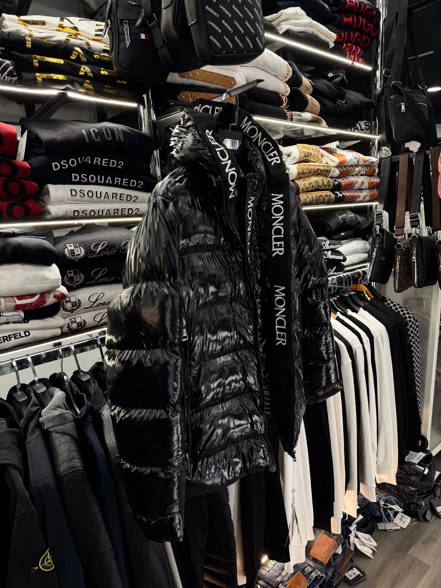 MONCLER - ΜΠΟΥΦΑΝ ΓΥΑΛΙΣΤΕΡΟ