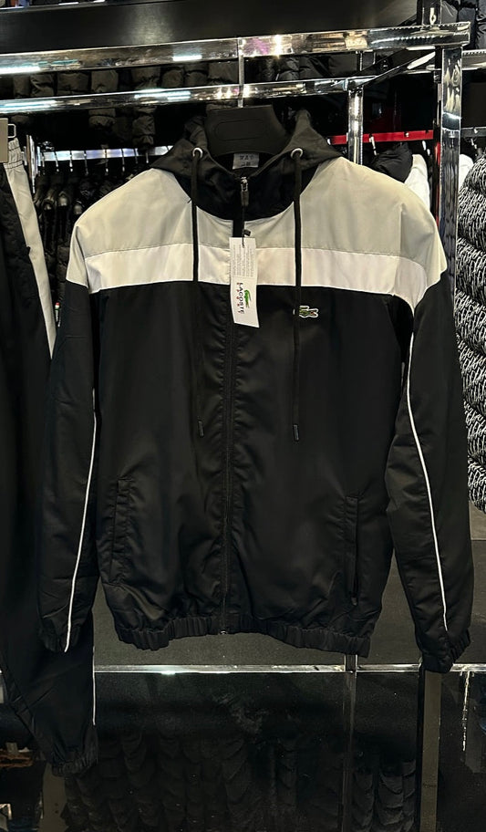 LACOSTE ΖΑΚΕΤΑ - ΜΑΥΡΟ ΓΚΡΙ SALE